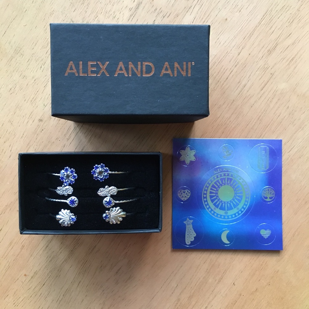 ❌SOLD❌ Alex and Ani Legacy Cascade Cuff Set of 4